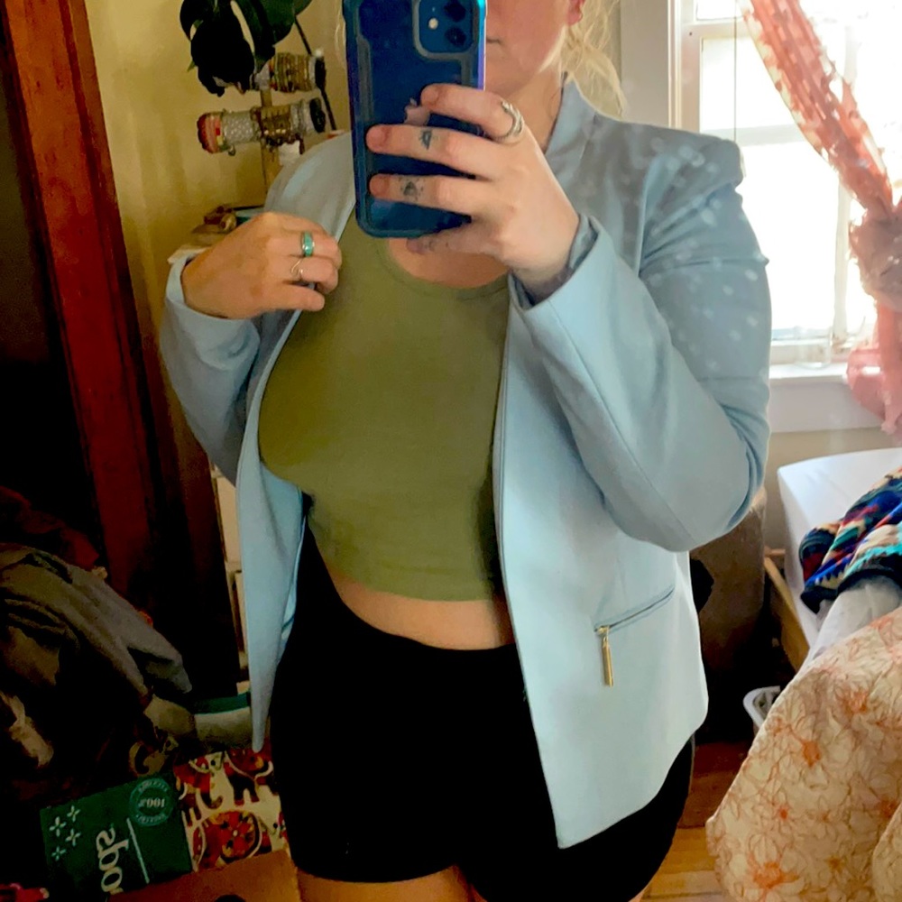 Light blue blazer - Picture 1 of 6